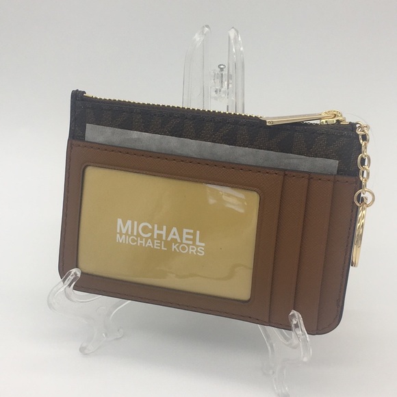 Jet Set Travel Sm TZ Coinpouch W ID Leather Brown - Picture 2 of 8